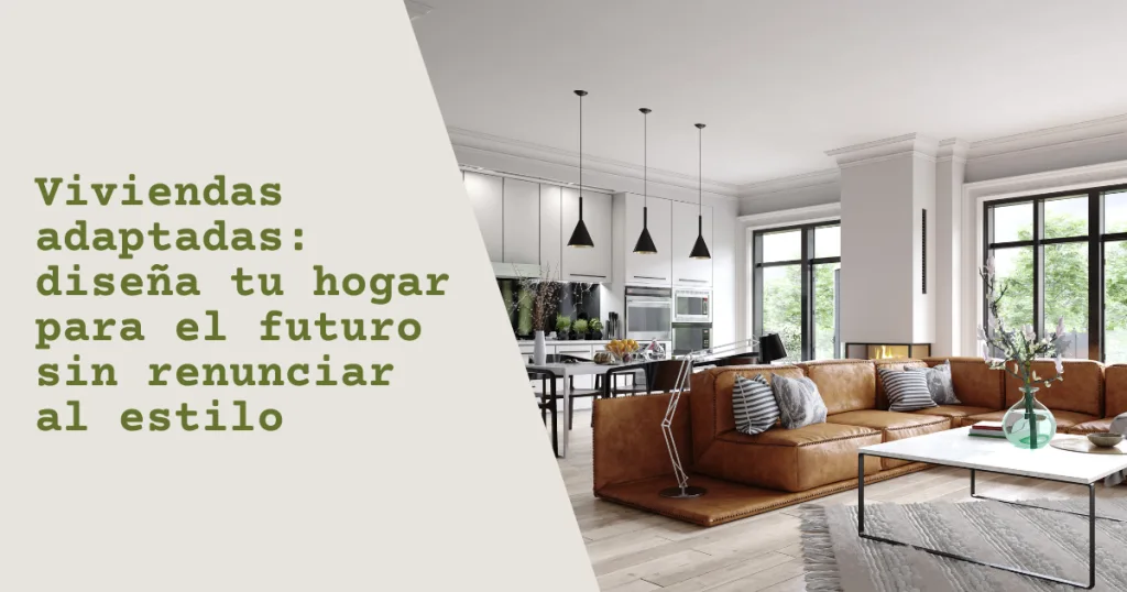 vivienda adaptada moderna